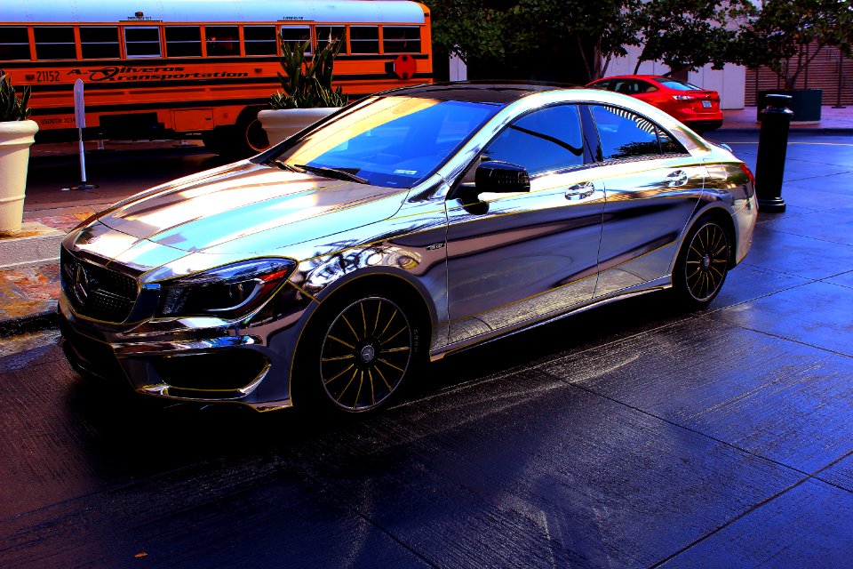 Silver Mercedes-benz Sedan photo