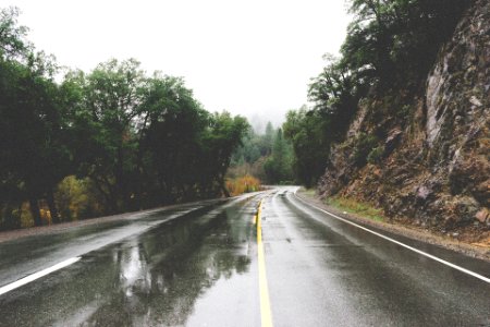 Free stock photo of curve, road photo
