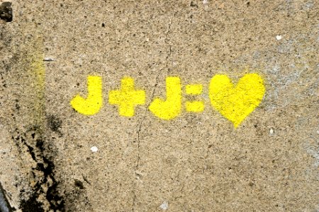 J+j= Heart Painting photo