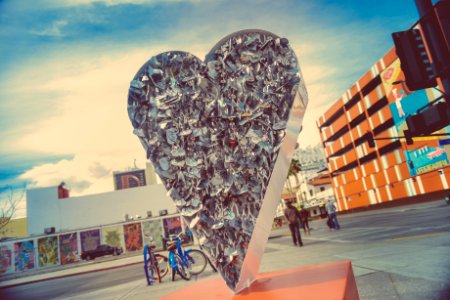 Heart Statue photo
