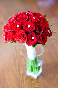 Roses: bridal bouquet