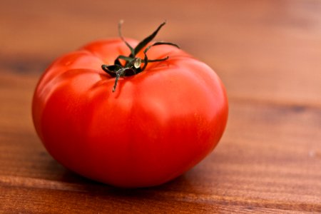 Red tomato photo