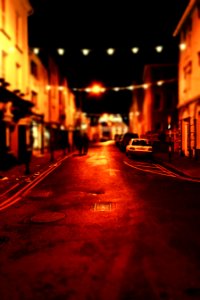 Tilt-shift: street by night