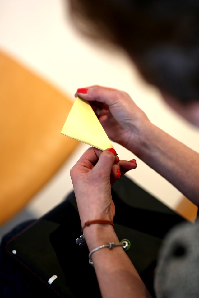 The folding of an Origami