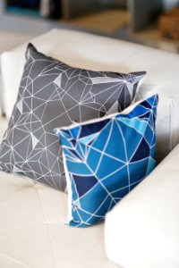 Geometric pillows (Nendo) photo