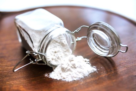 Flour in a jar photo
