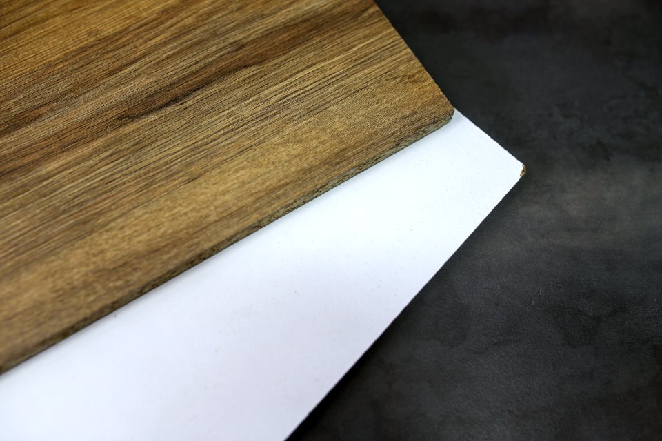 Laminated boards / oak / icy white