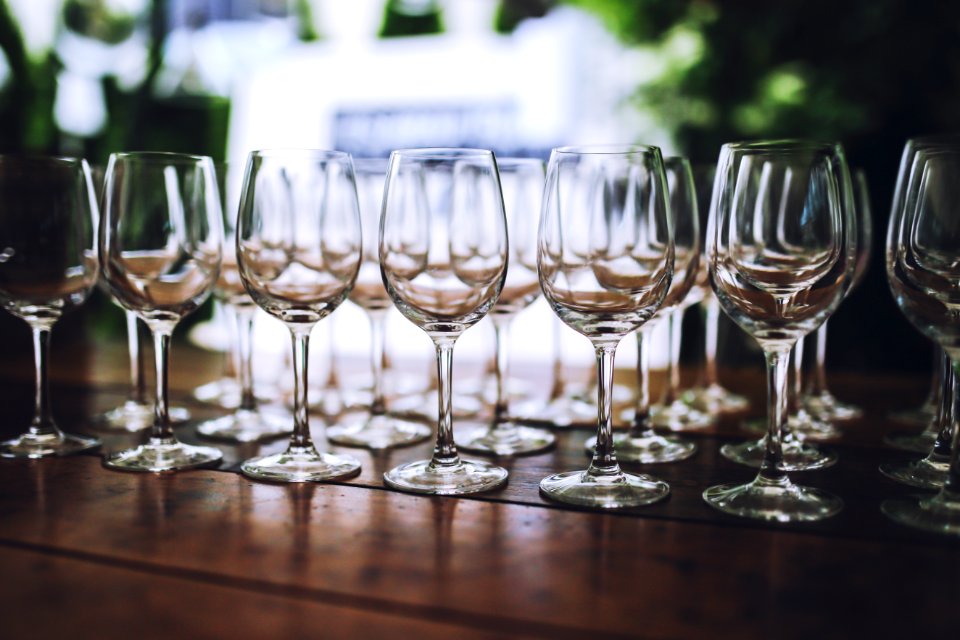 Wine glasses photo