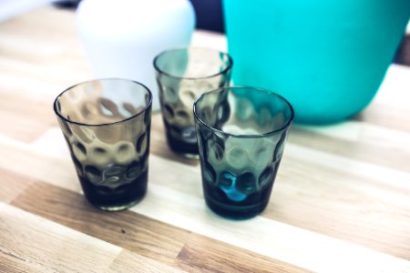 Three glasses photo