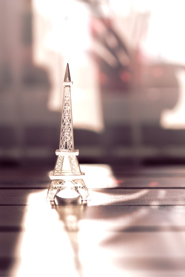 Glass Eiffle tower
