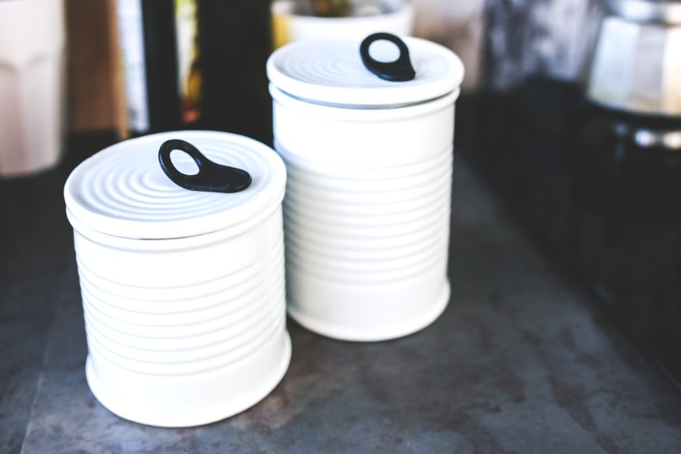 Kitchen ceramic jars