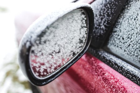 Frozen Car photo
