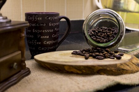 Brown cappuccino espresso photo