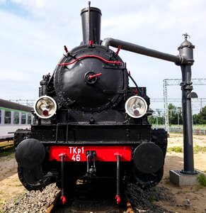 Steam locomotive historic vehicle old train photo
