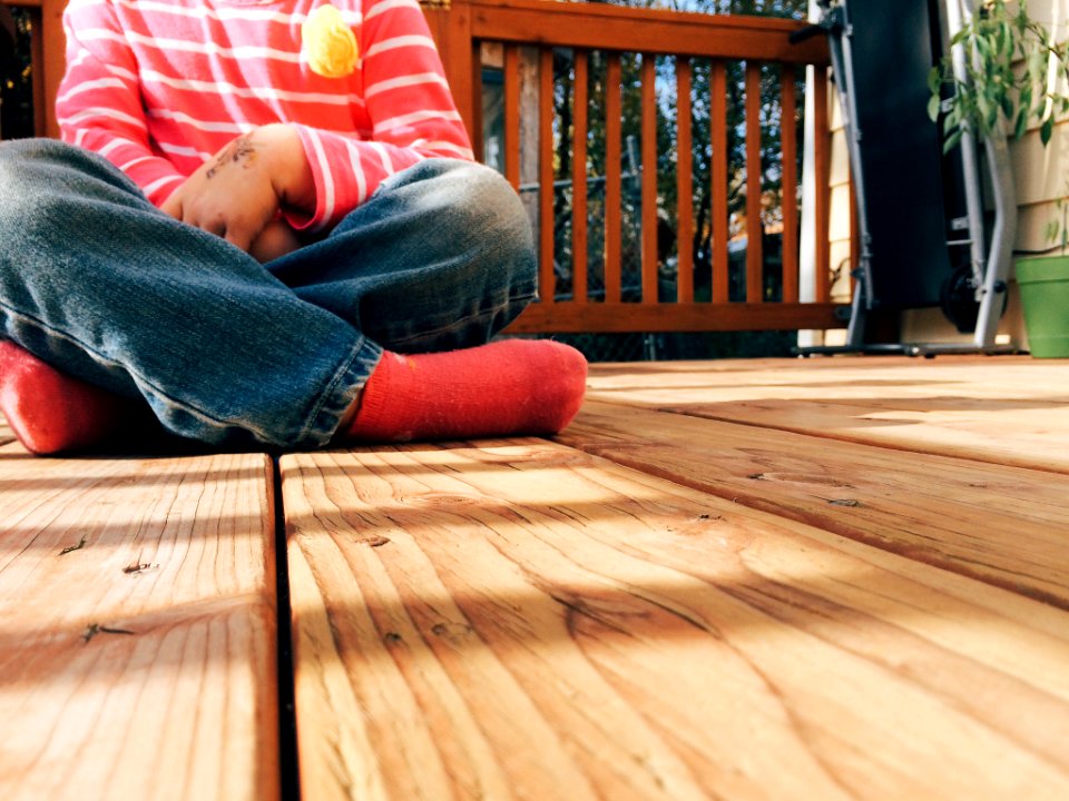Free stock photo of child, deck, girl