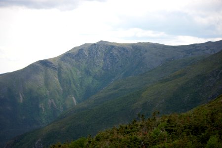 Green Mountain Under White Clouds