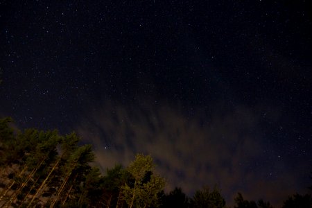 Free stock photo of clouds, night, stars photo