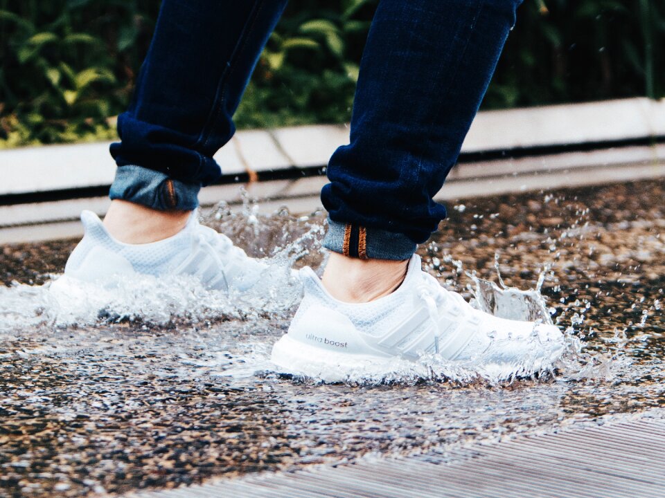 Legs shoes sneakers