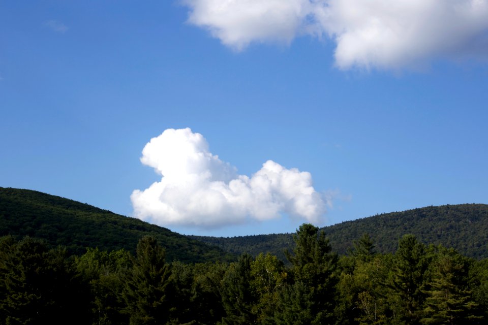 Low Angle Photography of Mountain