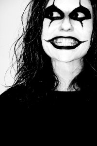Person in Joker Makeup photo