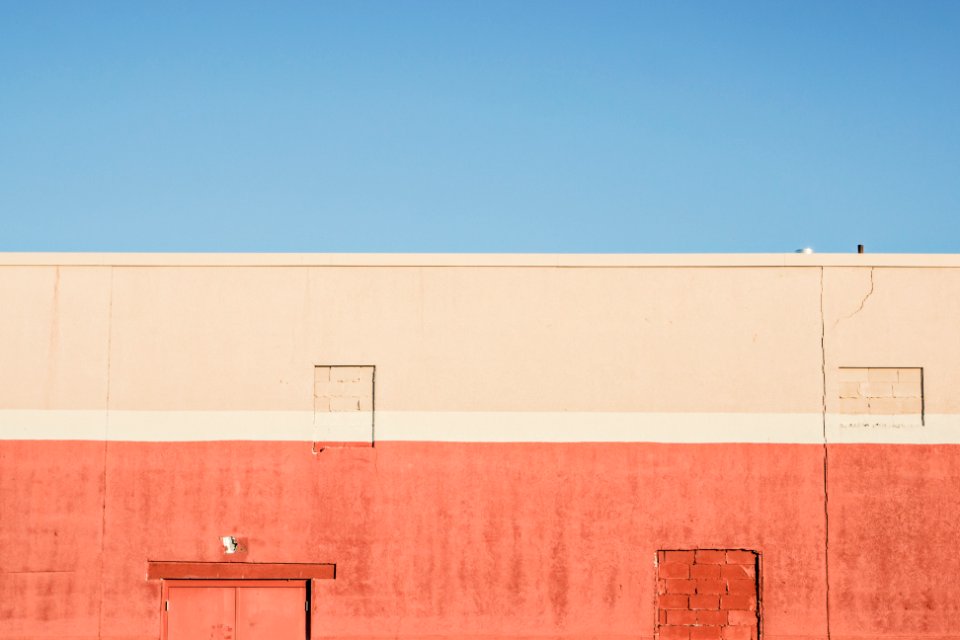 Orange Painted Wall