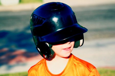 Free stock photo of baseball, baseball helmet, black helmet photo