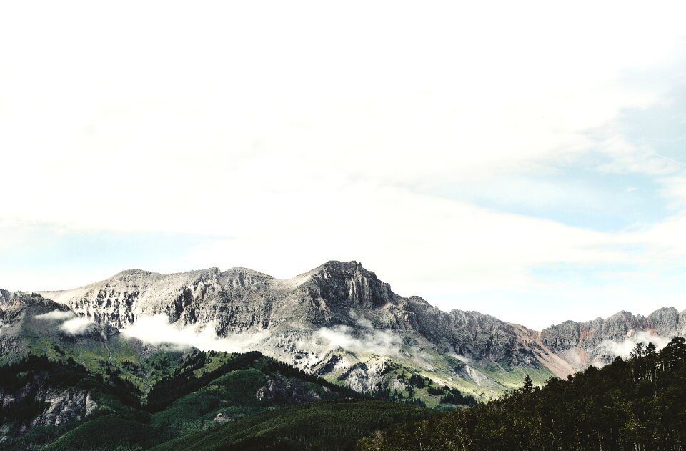 Mountain range mountains nature
