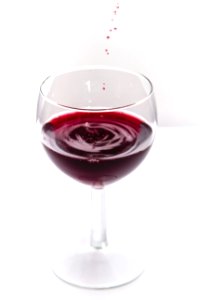 Clear Wine Glass With Filled of Red Liquid in Close-up Photography photo