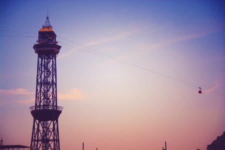 Free stock photo of cablecar, cloud, night