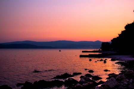 Free stock photo of beach, croatia, mountains photo