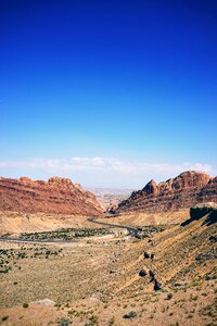 Grand canyon highway landscape