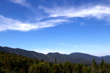 Free stock photo of clouds, mountains, trees photo