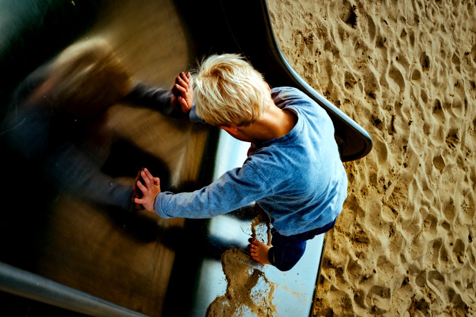 Free stock photo of blond, child, park