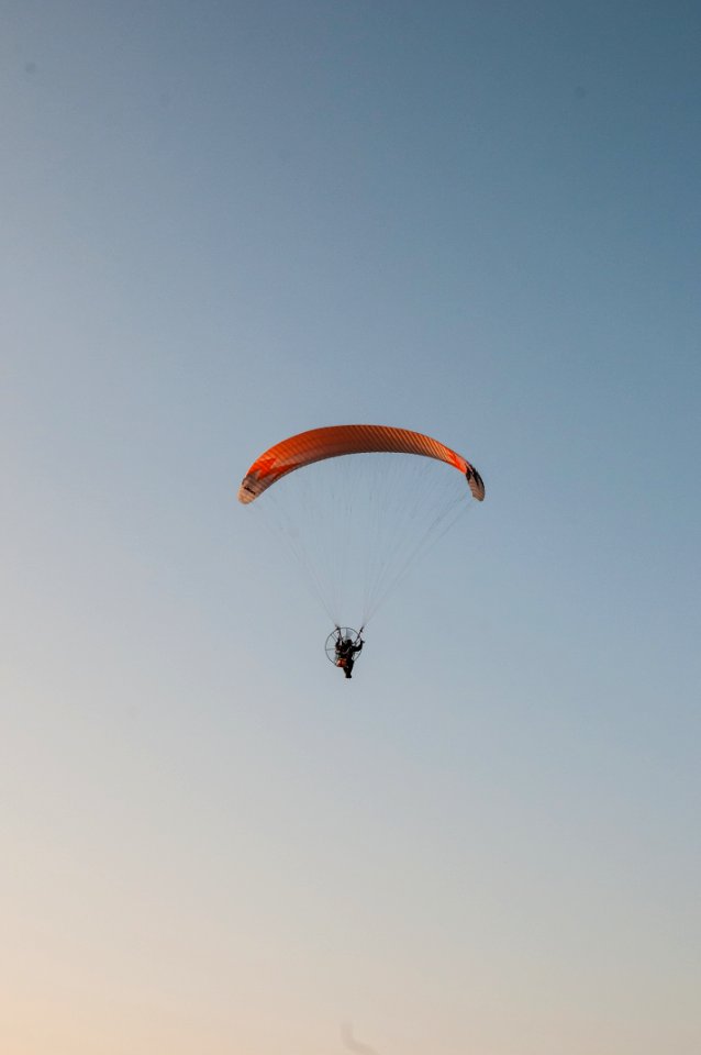 Free stock photo of flight, parachute, wind
