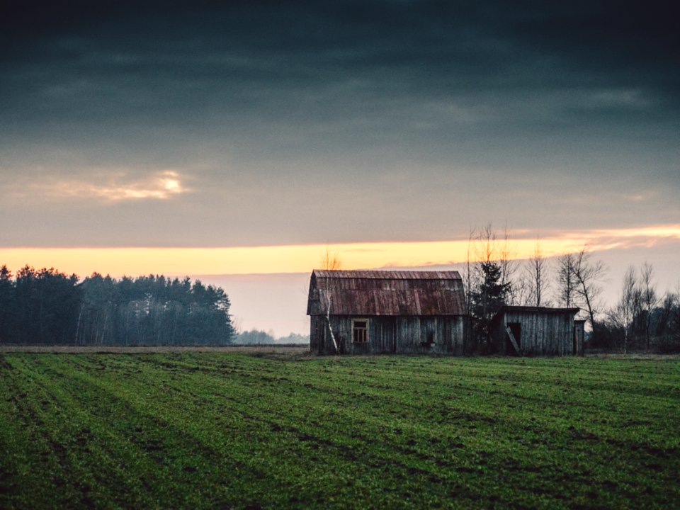 Free stock photo of barn, clouds, dark photo