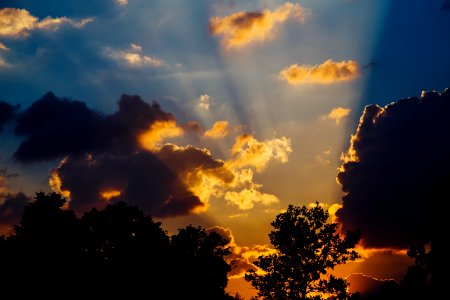 Free stock photo of blue, clouds, dark