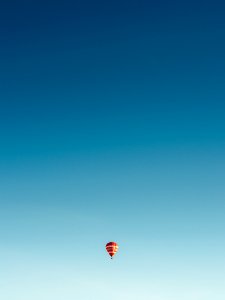 Free stock photo of balloon, blue, clouds photo