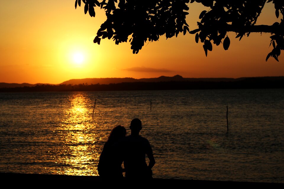 Sunset casal afternoon