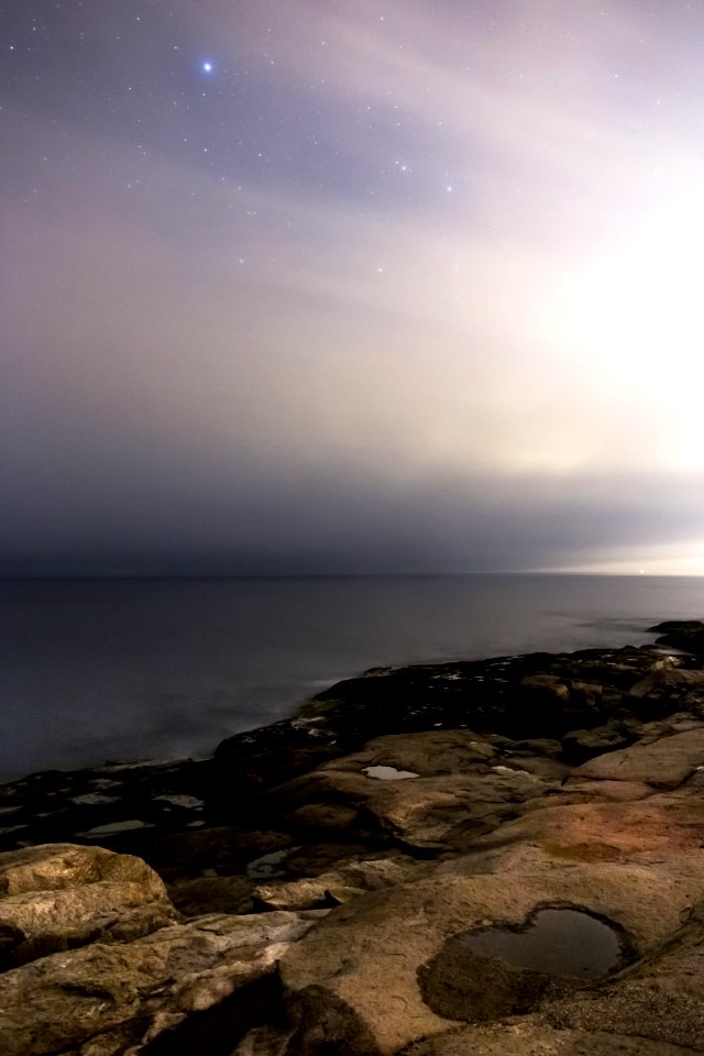 Free stock photo of nature, night, ocean