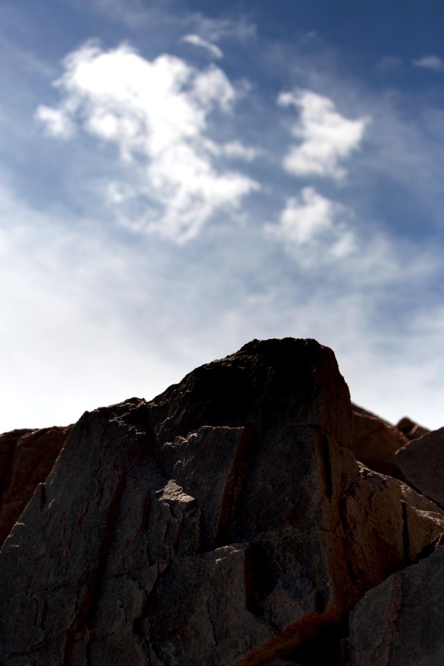 Free stock photo of clouds, nature, rocks