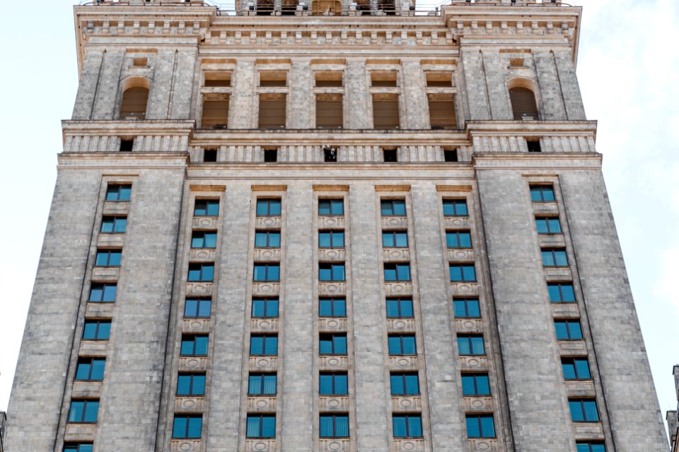 Historical Building With Glass Windows