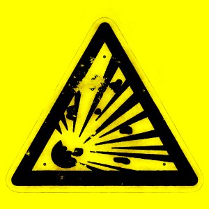 Sign (Explosion risk) photo