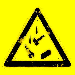 Sign  (Watch for falling objects)