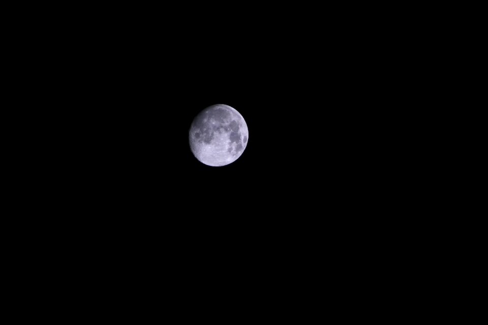 Night night sky black moon
