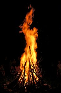 Campfire heat yellow