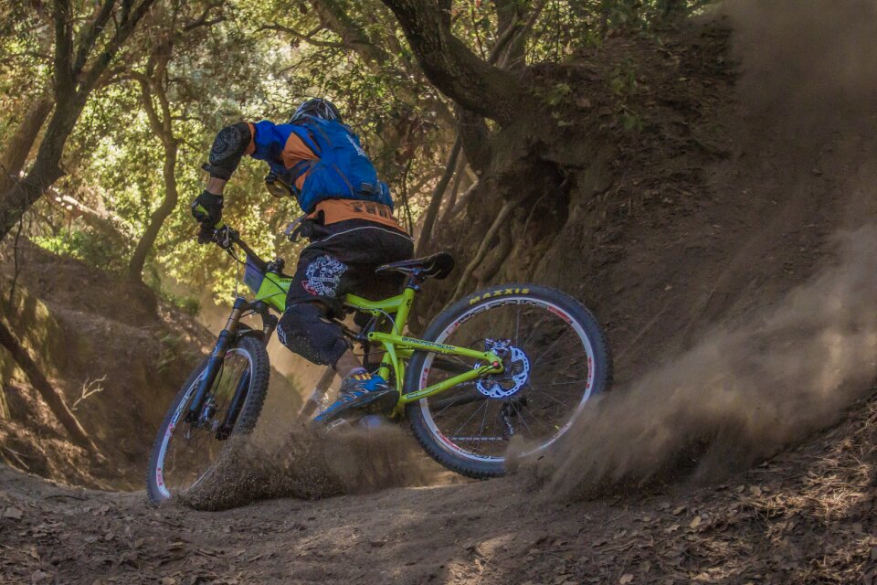 Bicyclist bike competition