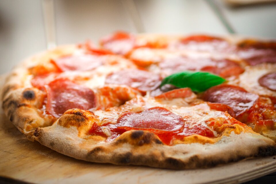 Stone oven salami cheese
