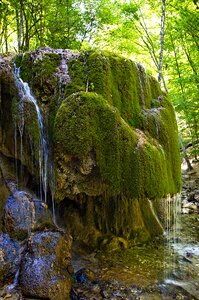 Waterfall silver jet nature journey photo