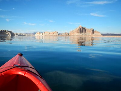 Activity outdoors boating photo