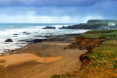 England sea cliffs photo
